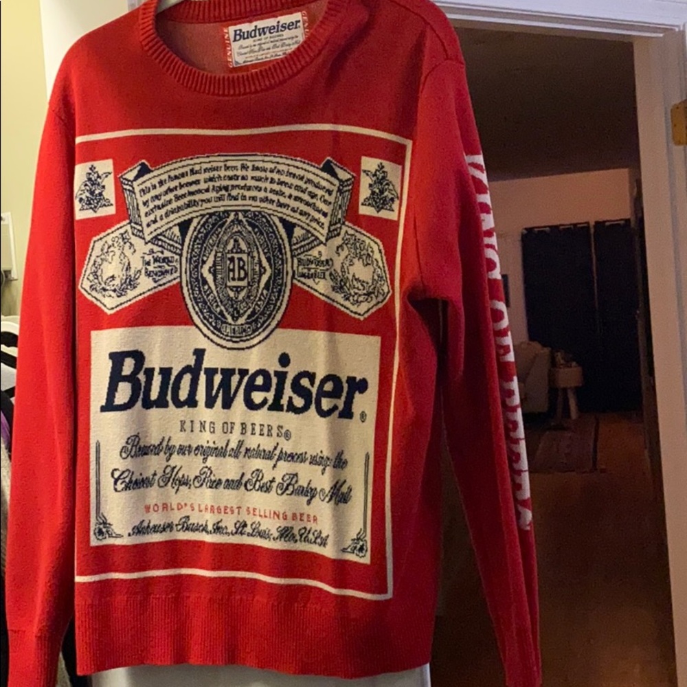 Budweiser sweater